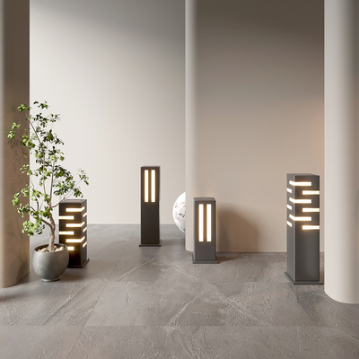  户外灯 草坪灯 庭院灯su模型 