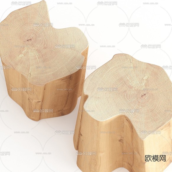 边几 角几 圆几3d模型下载(渲染图4)