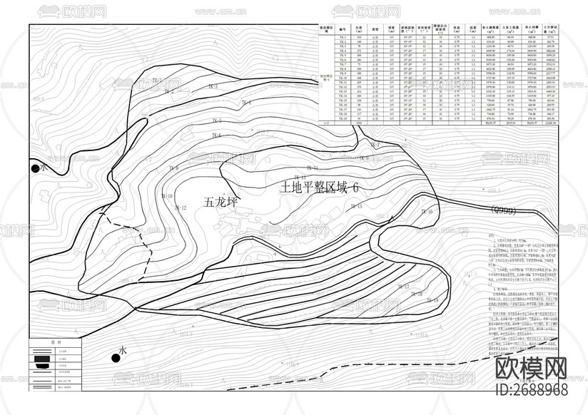 農(nóng)田cad施工圖下載(渲染圖2)