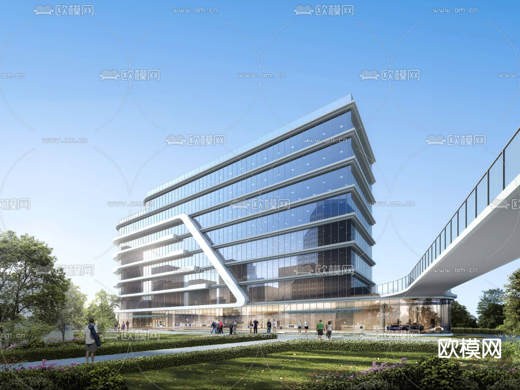 写字楼 办公楼psd下载