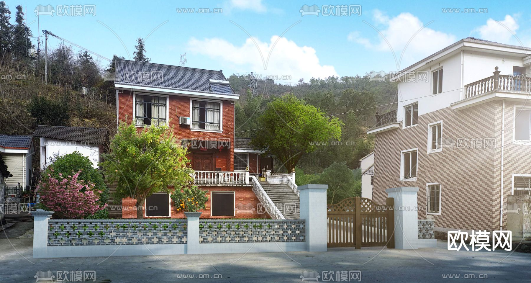 农民房 自建房psd下载