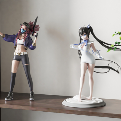  现代手办 潮玩su模型 