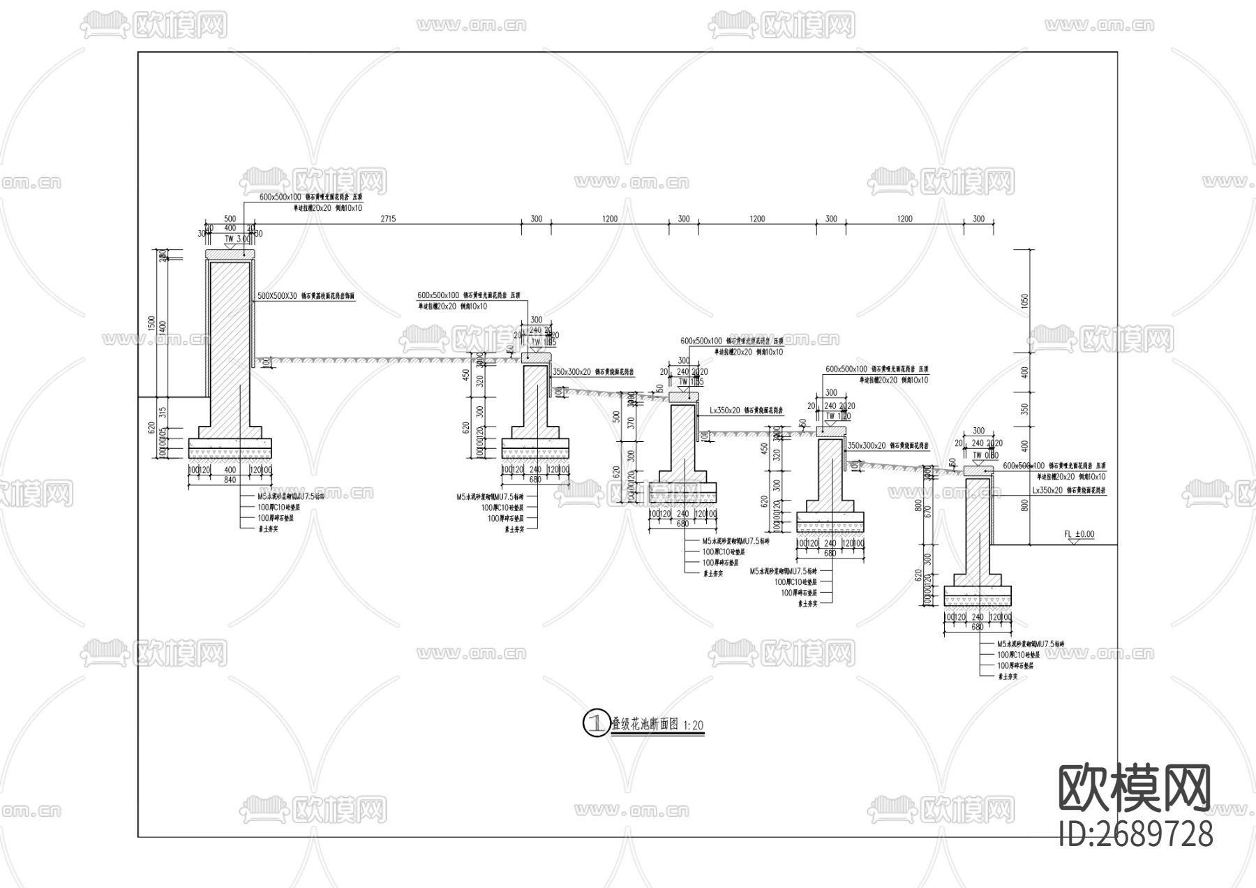 住宅小区cad施工图下载（渲染图8）