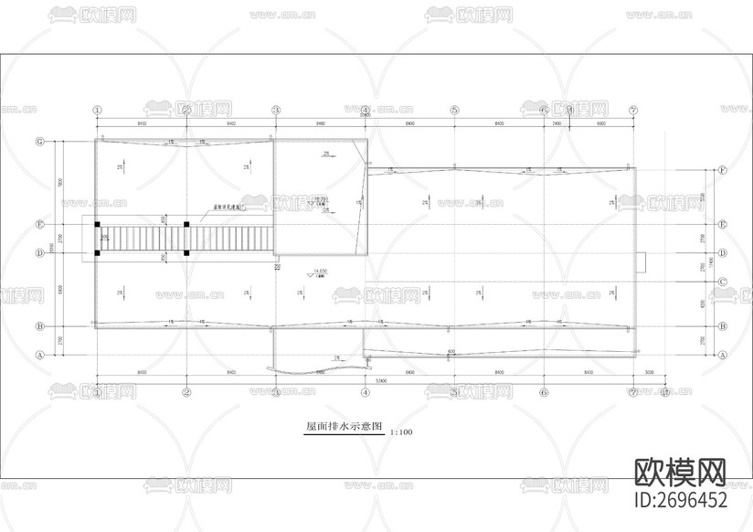 小學(xué)全套cad施工圖下載(渲染圖7)