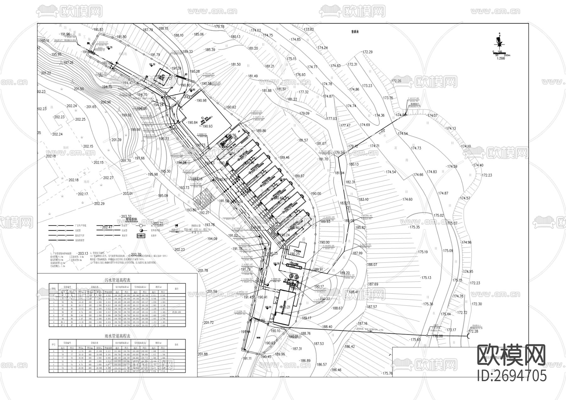 江南新区临时污水处理站CAD施工图下载（渲染图1）