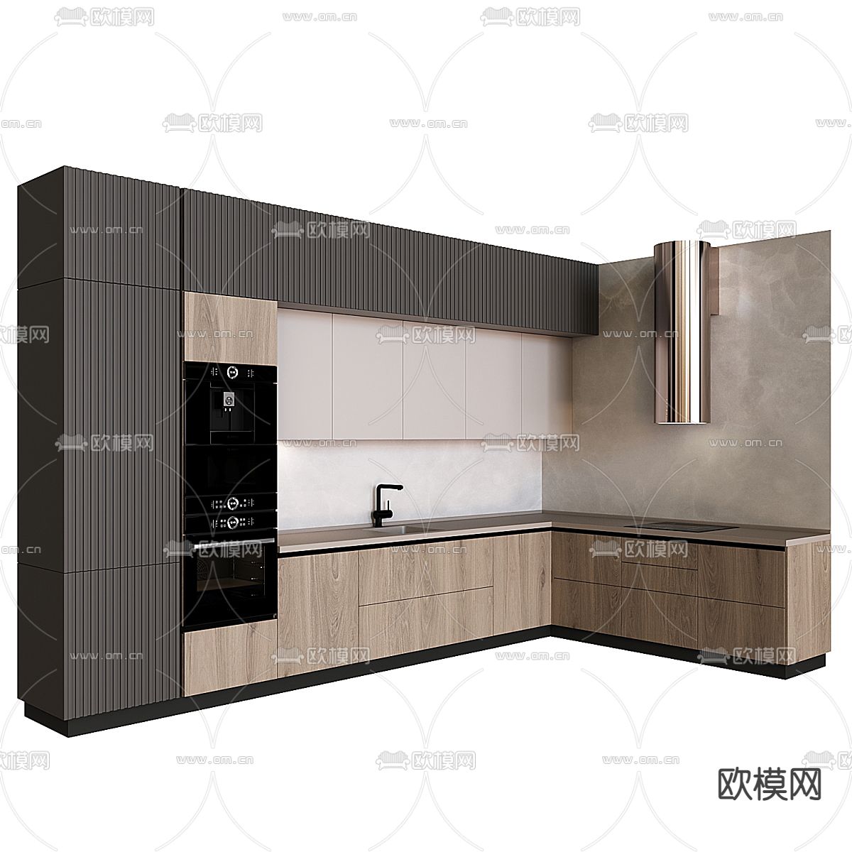 厨房 橱柜3d模型下载