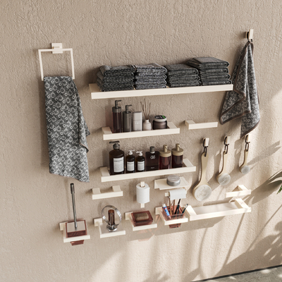  现代卫浴用品su模型 