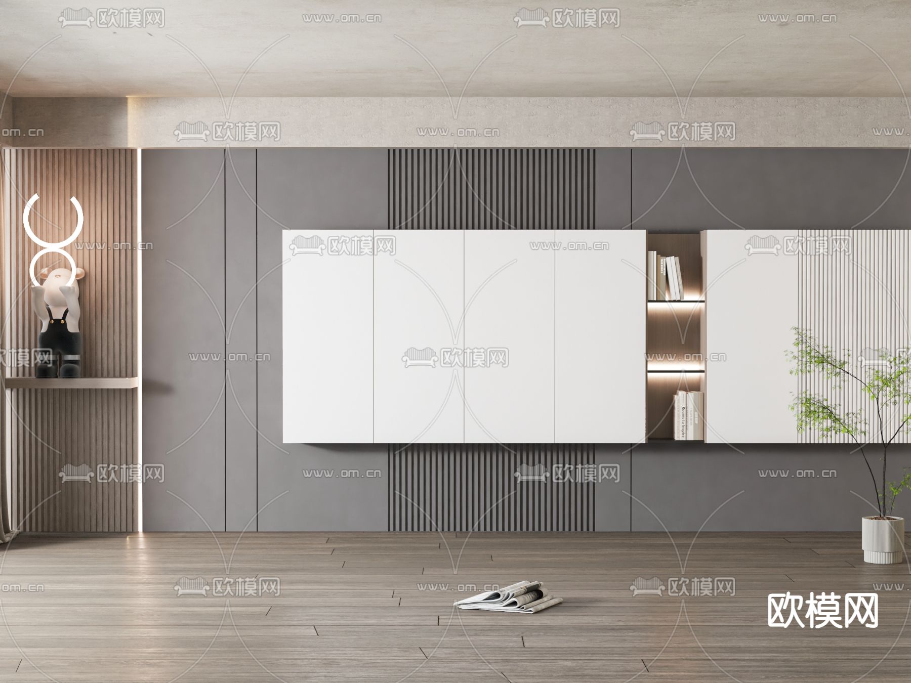 背景墙3d模型下载