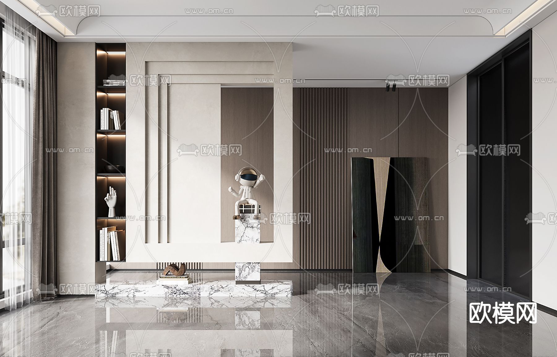 玄关走廊 过道3d模型下载