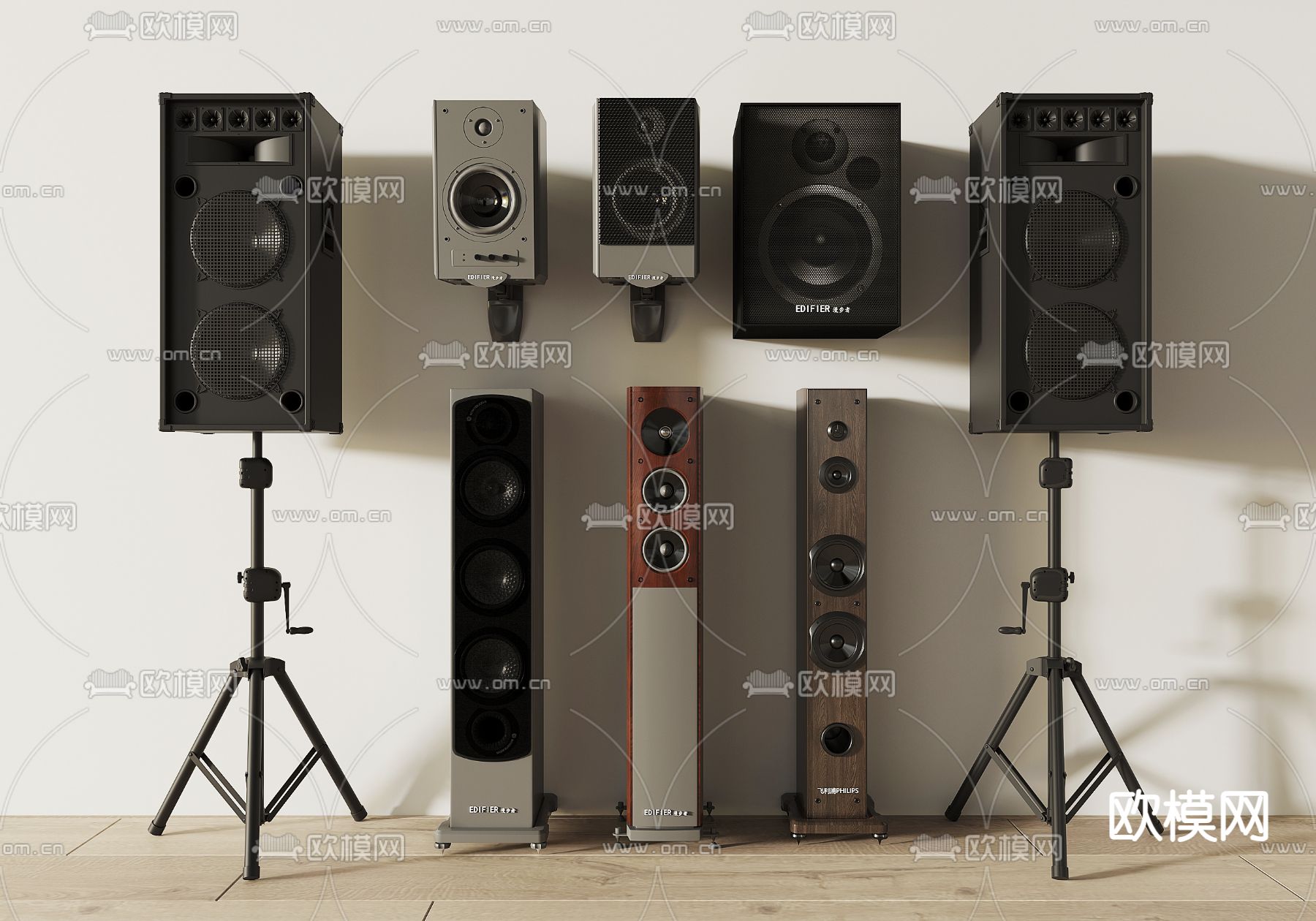 音响 音箱3d模型下载