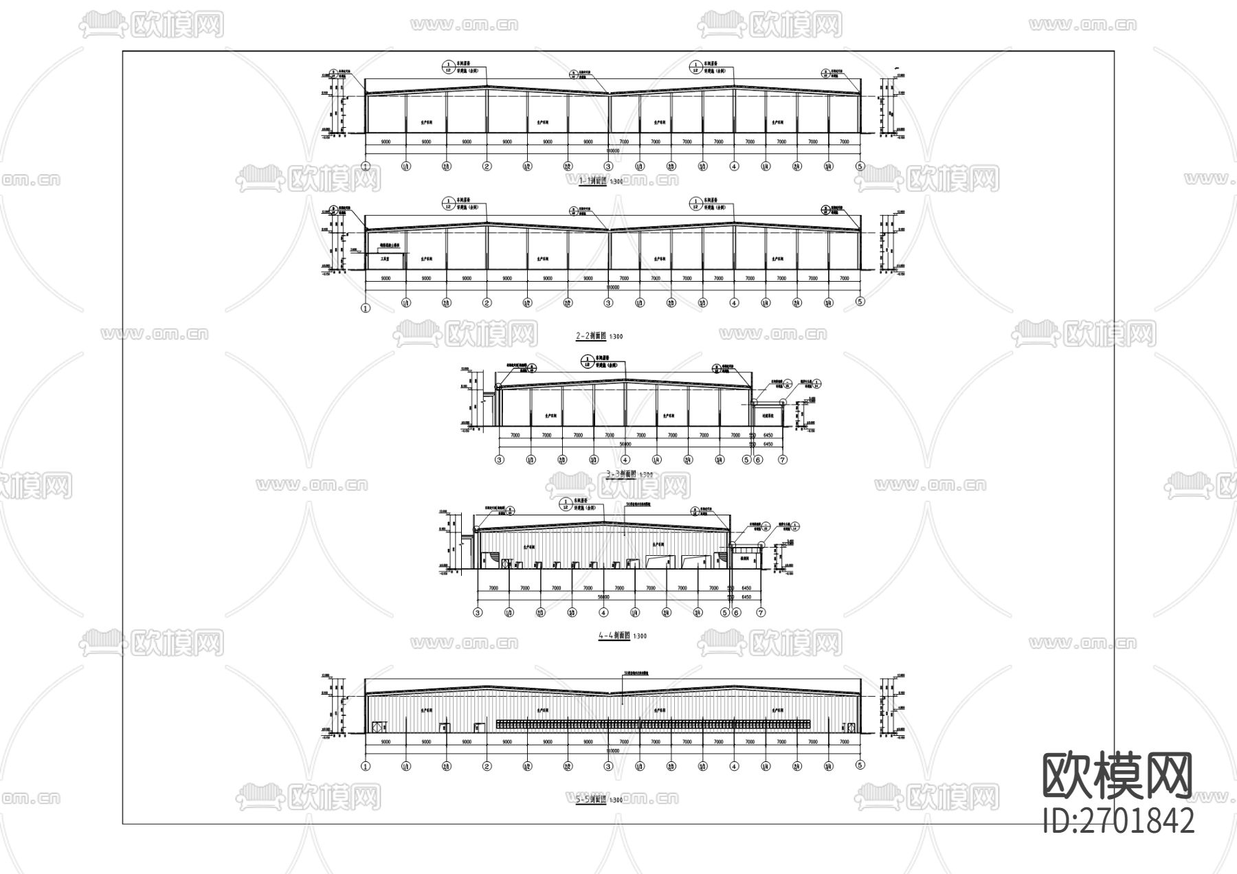 7档DCT自动变速器扩能项目cad施工图下载（渲染图4）