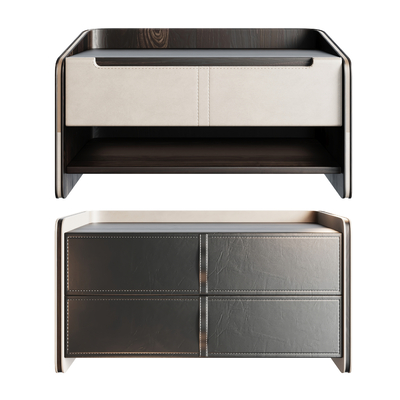  POLIFORM 床头柜su模型 