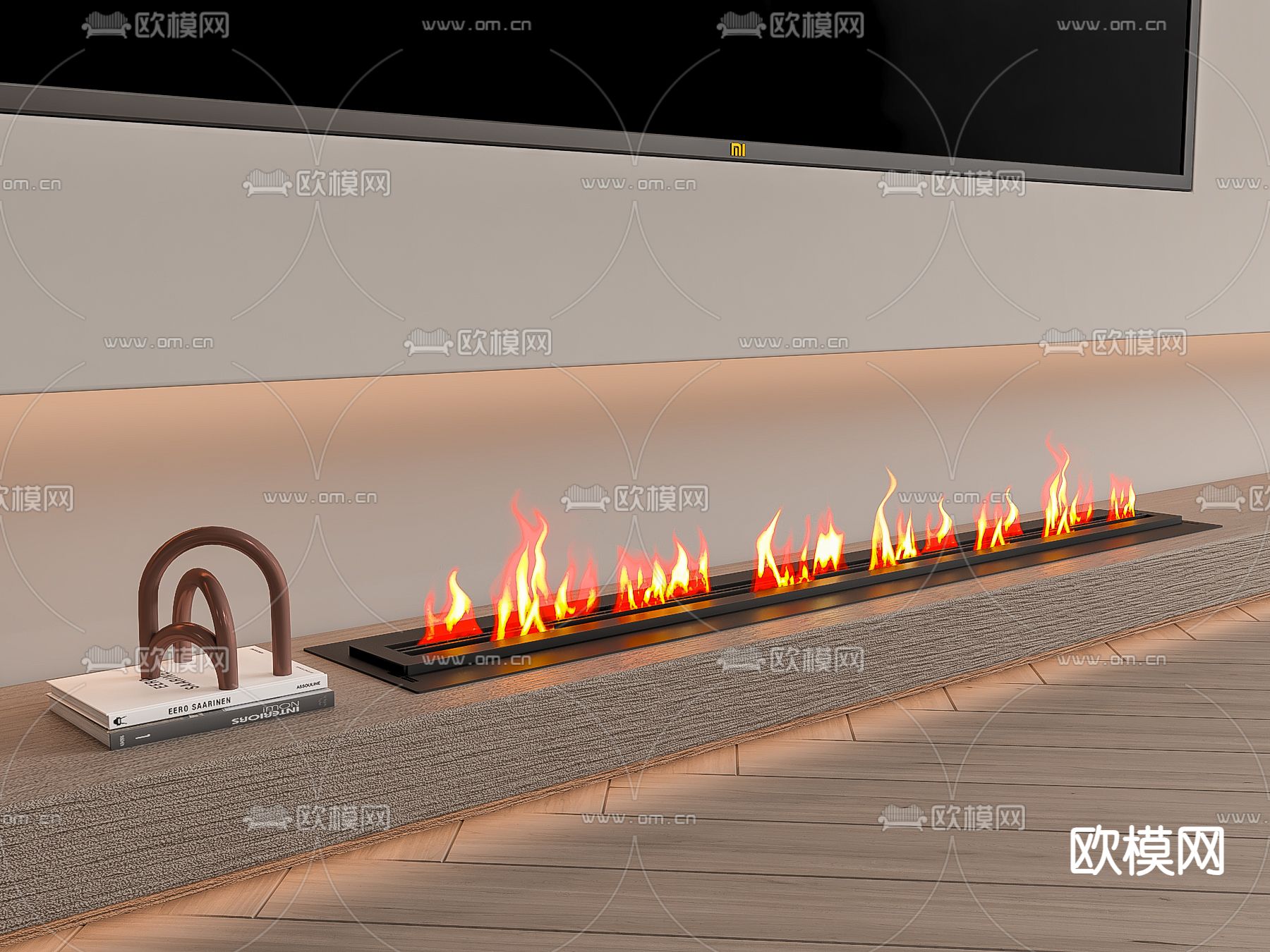 壁炉3d模型