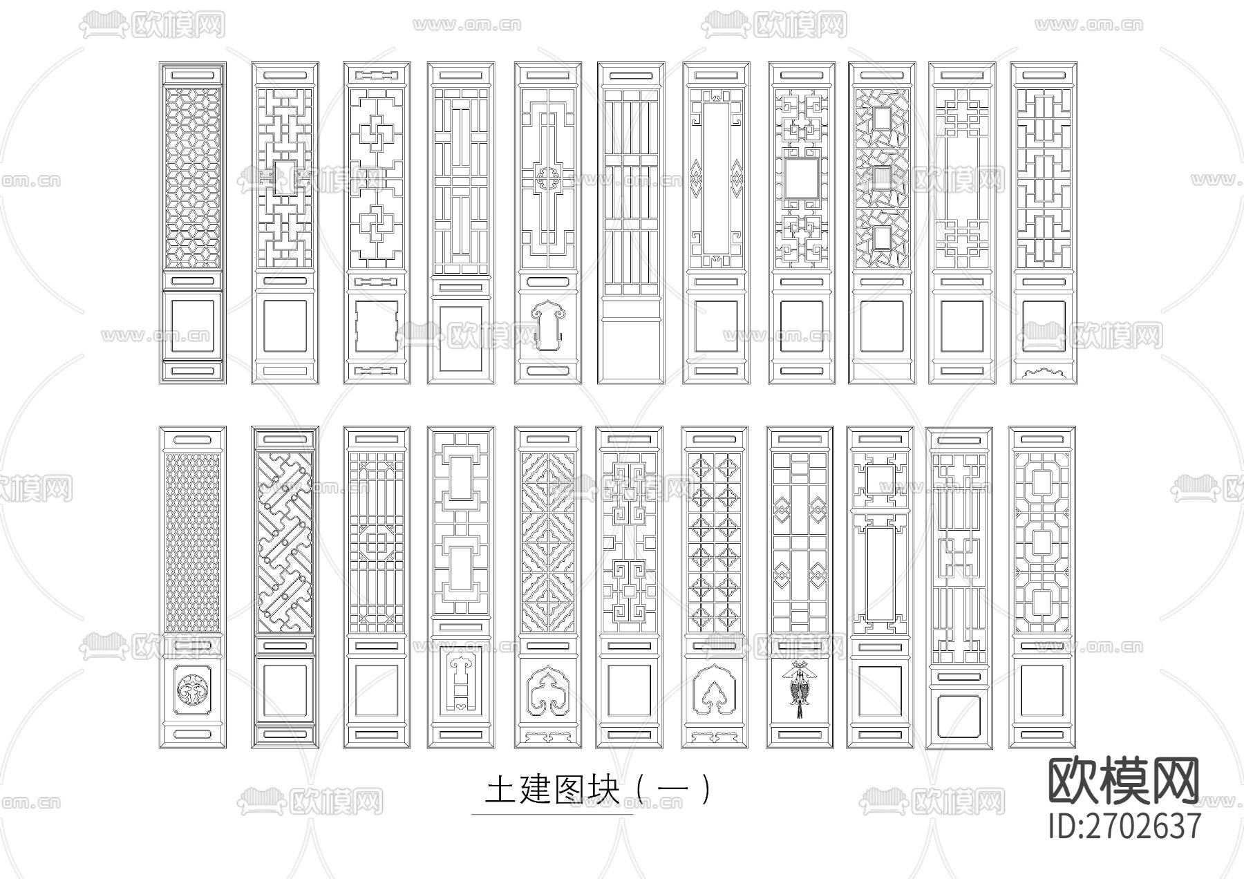 园林古建细部设计节点大样下载（渲染图9）