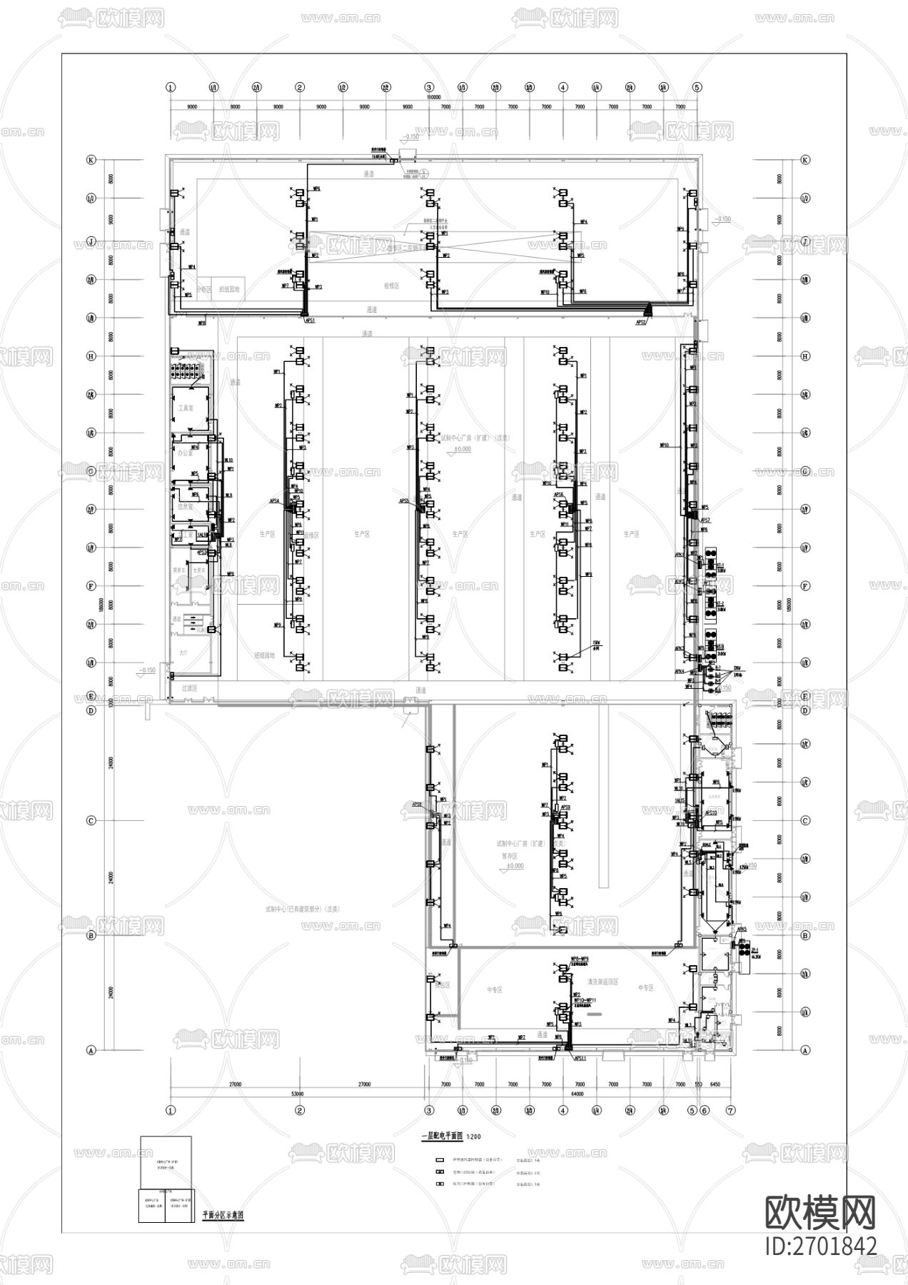 7档DCT自动变速器扩能项目cad施工图下载（渲染图7）