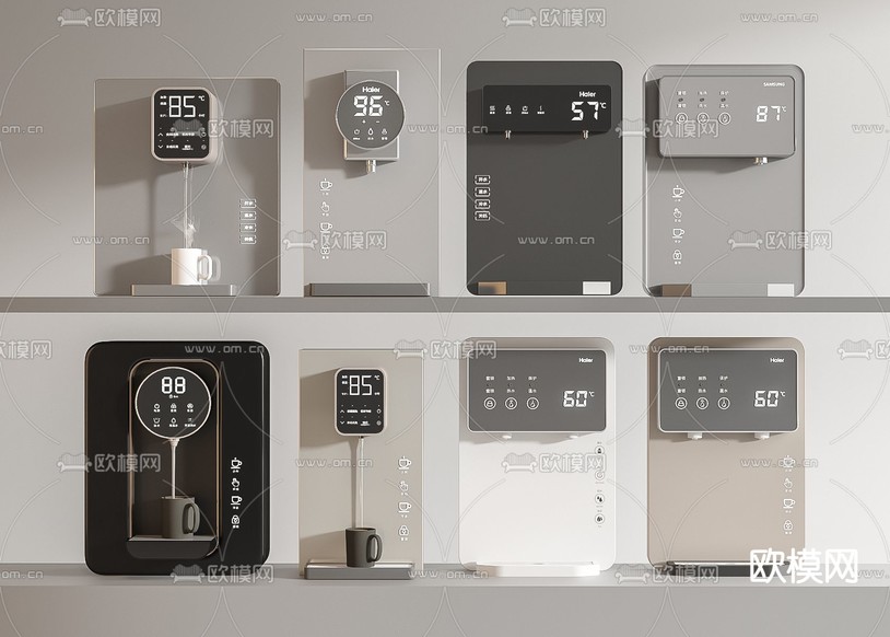 饮水机 净水器3d模型下载