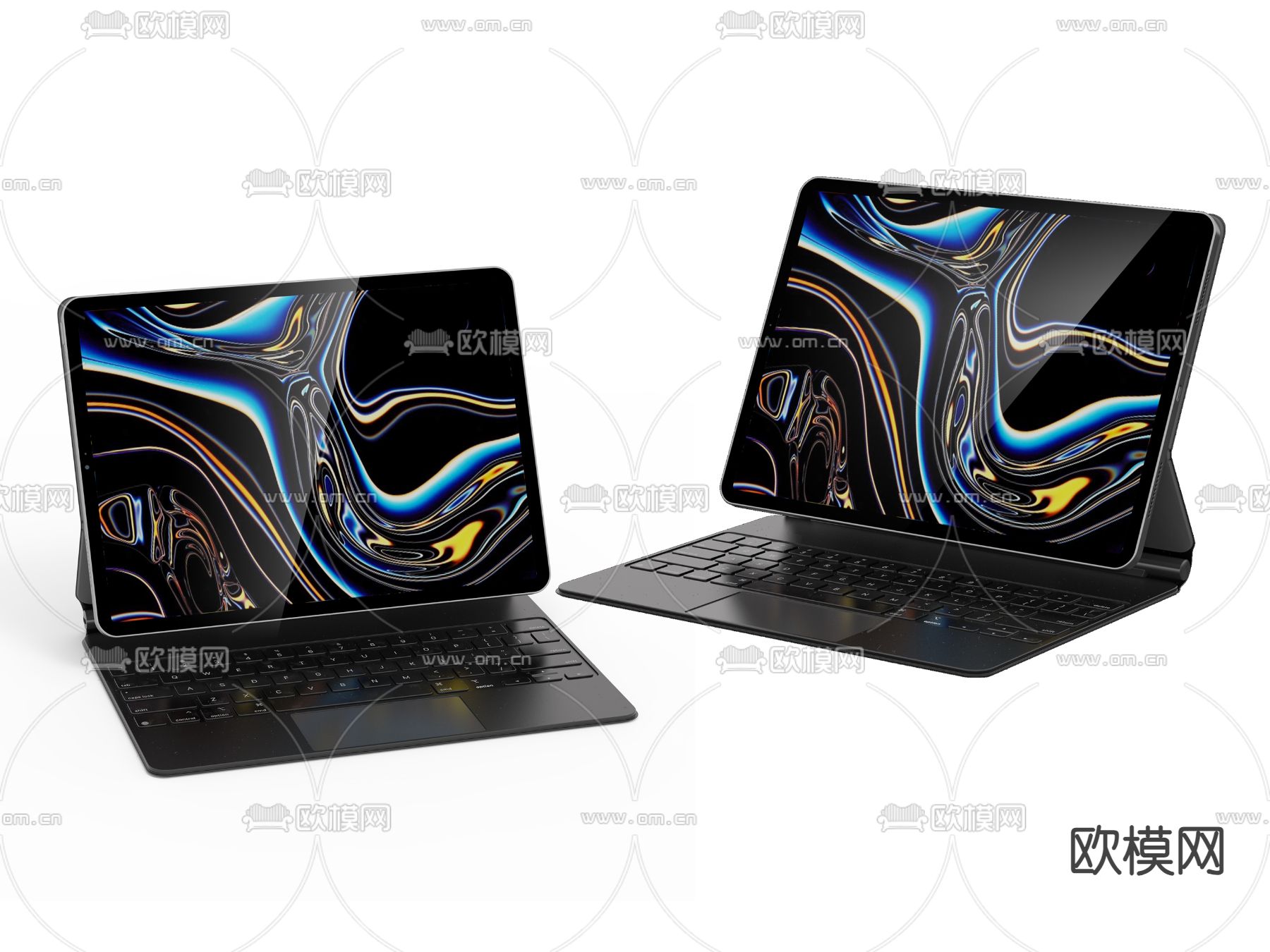 苹果电脑 平板电脑3d模型下载