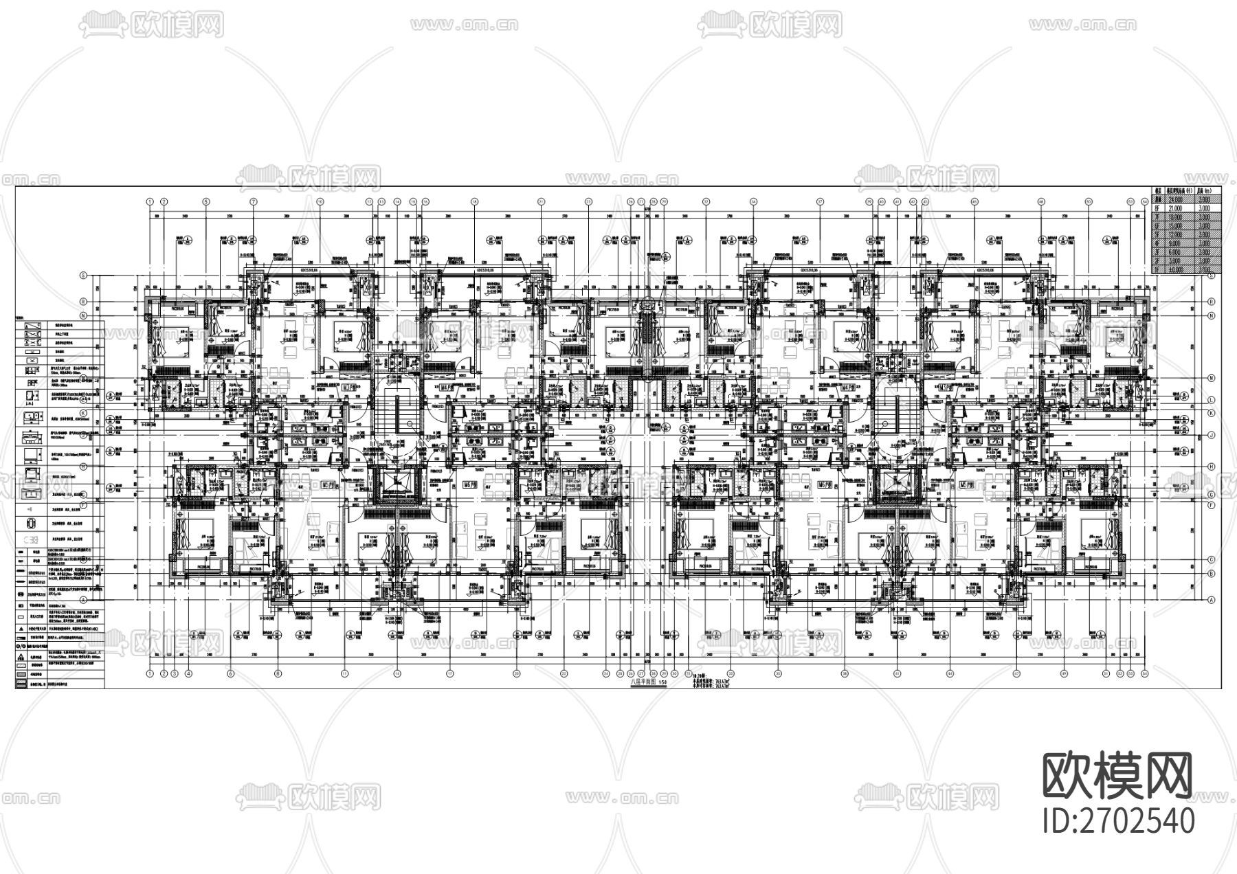 七十三户教职工联建房工程cad施工图下载（渲染图5）