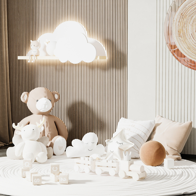  公仔 玩偶 抱枕 壁画灯su模型 