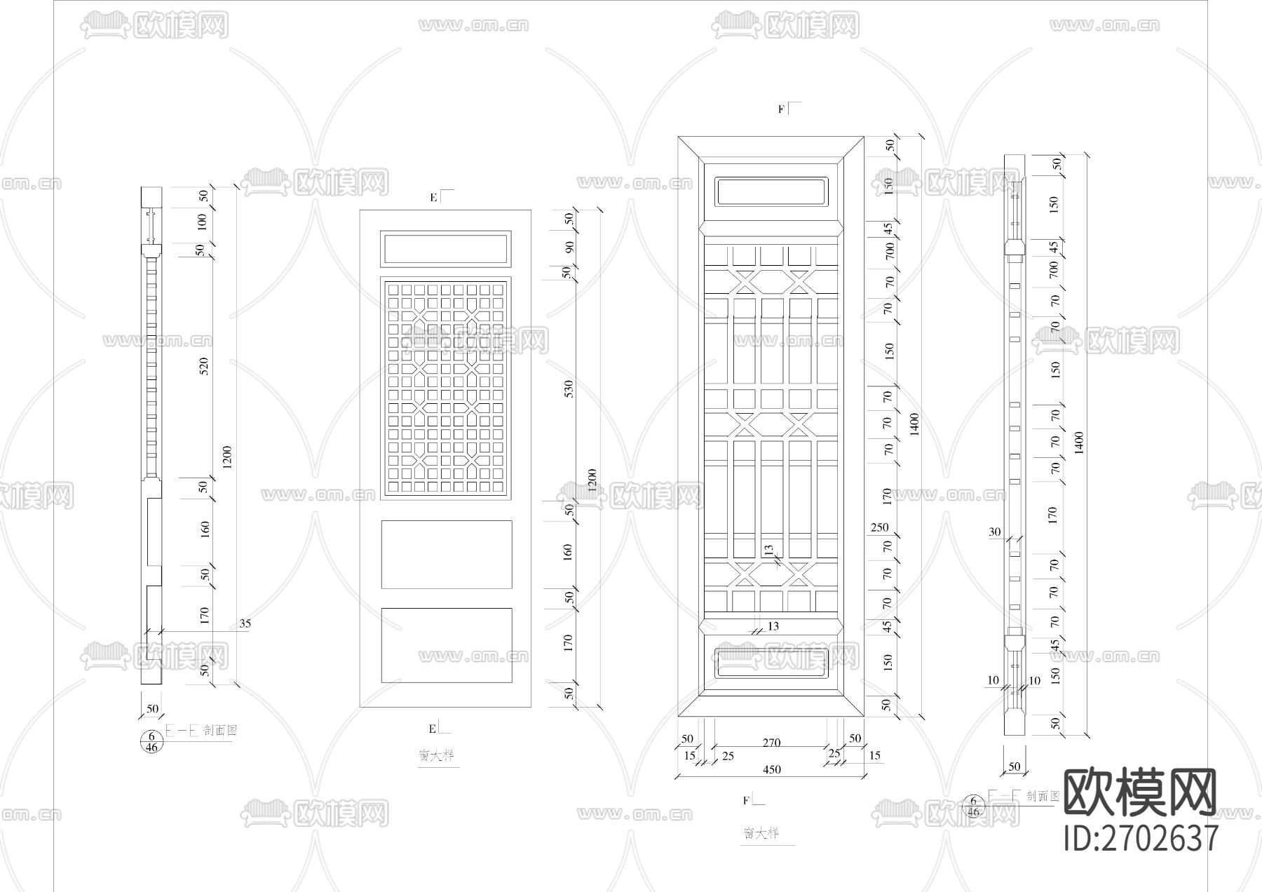 园林古建细部设计节点大样下载（渲染图1）