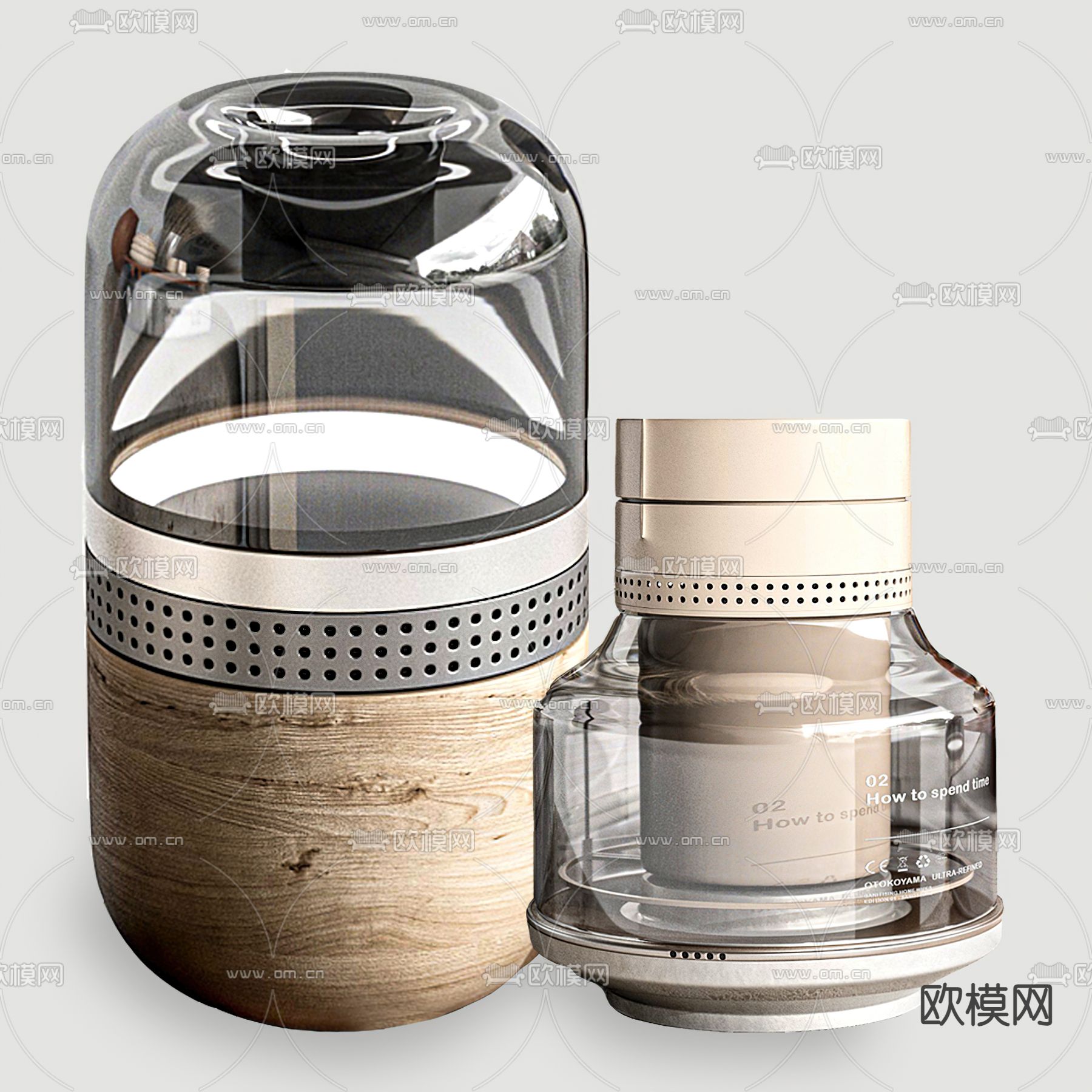 现代音响su模型下载（渲染图1）