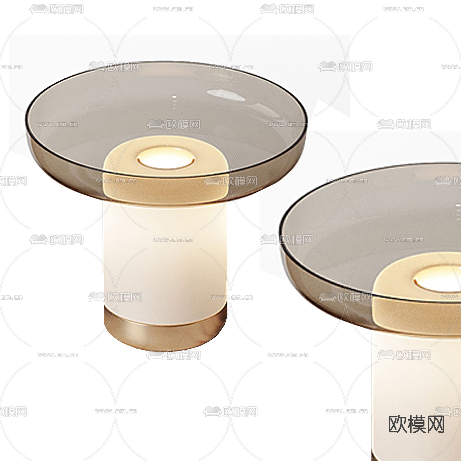 FLOS 玻璃台灯3d模型下载