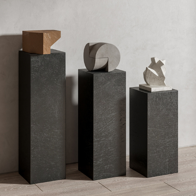 抽象雕塑摆件su模型