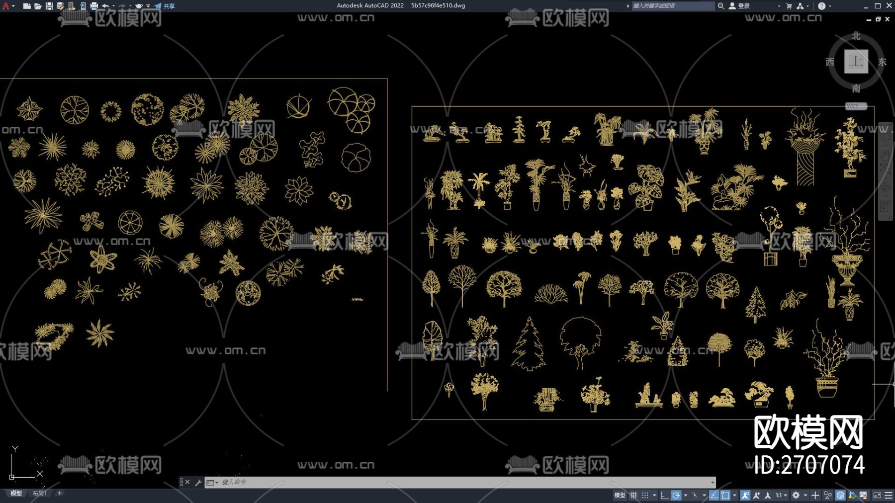 植物 绿植 植物素材cad图库下载