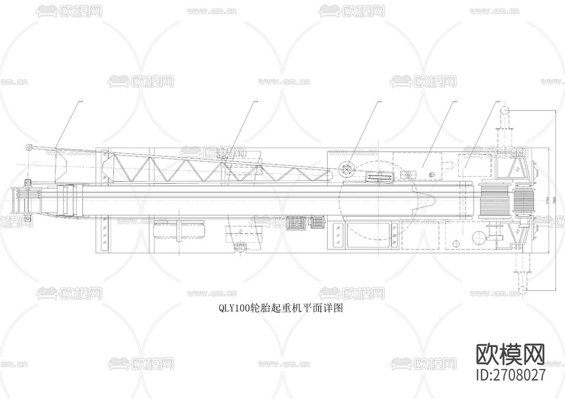 QYL100輪胎起重機(jī)節(jié)點大樣下載(渲染圖2)