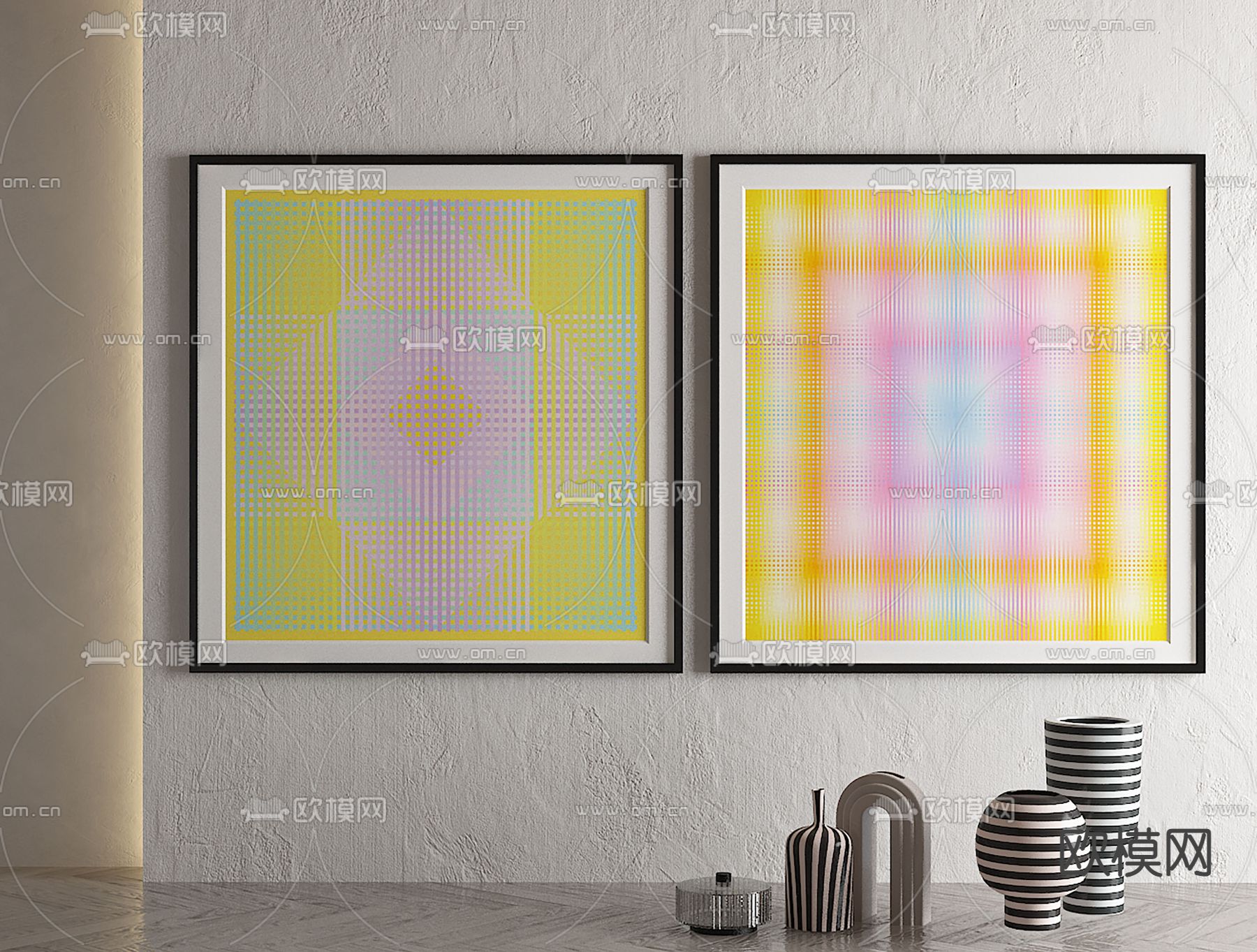 装饰画 挂画3d模型下载