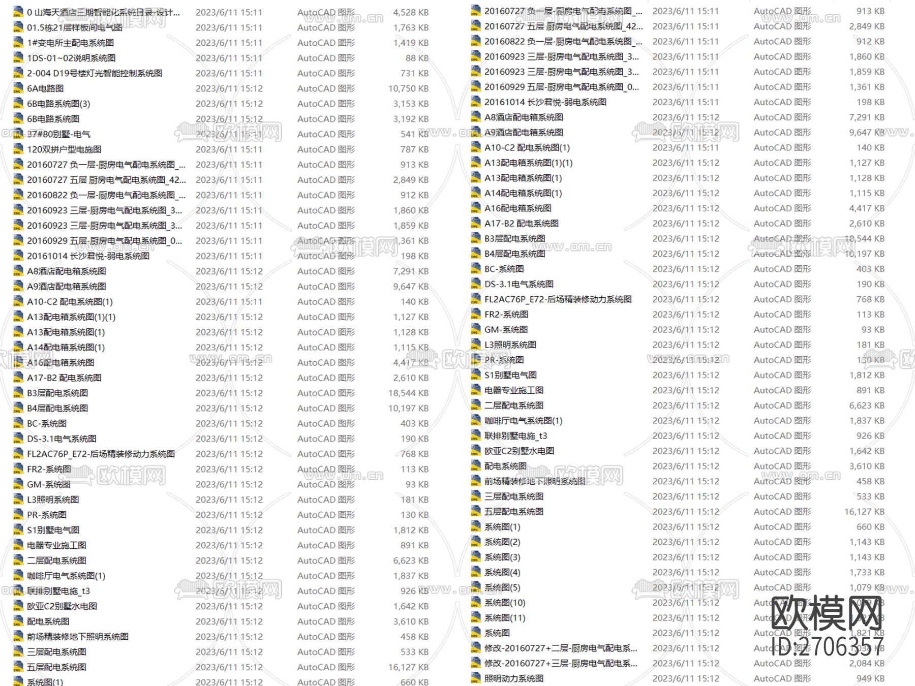 工装电气cad系统图下载（渲染图8）