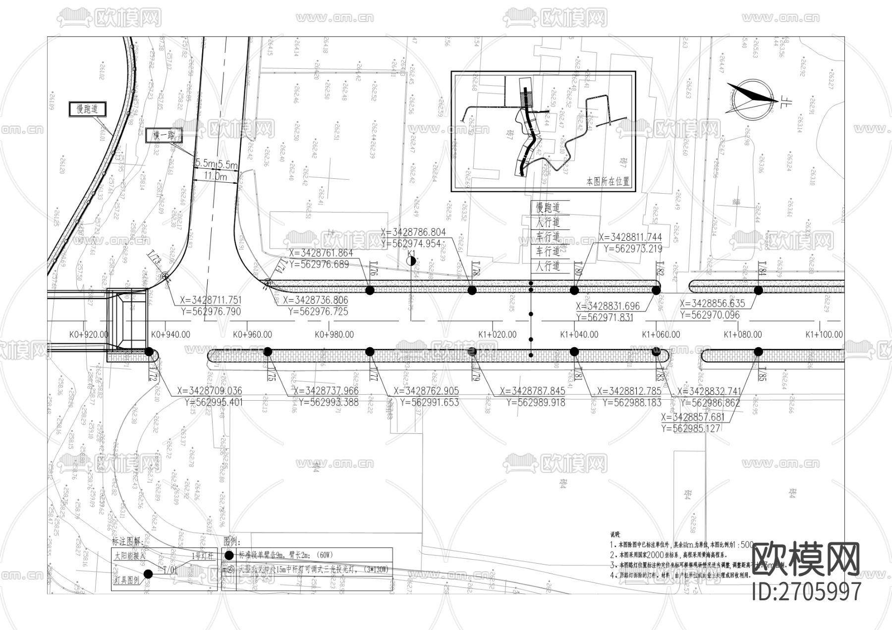 街道cad施工图下载（渲染图8）