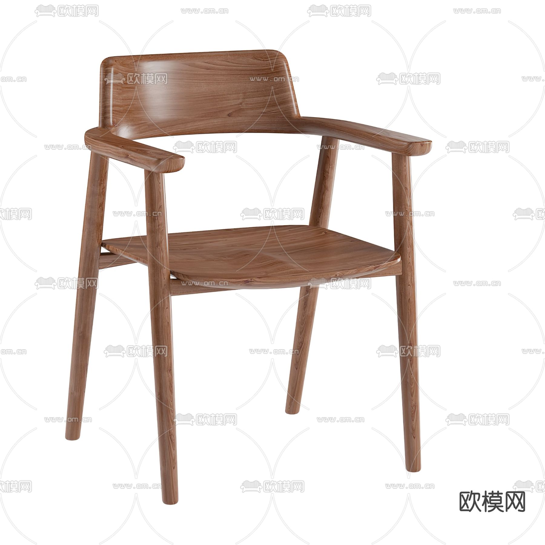 北欧椅子 餐椅3d模型下载