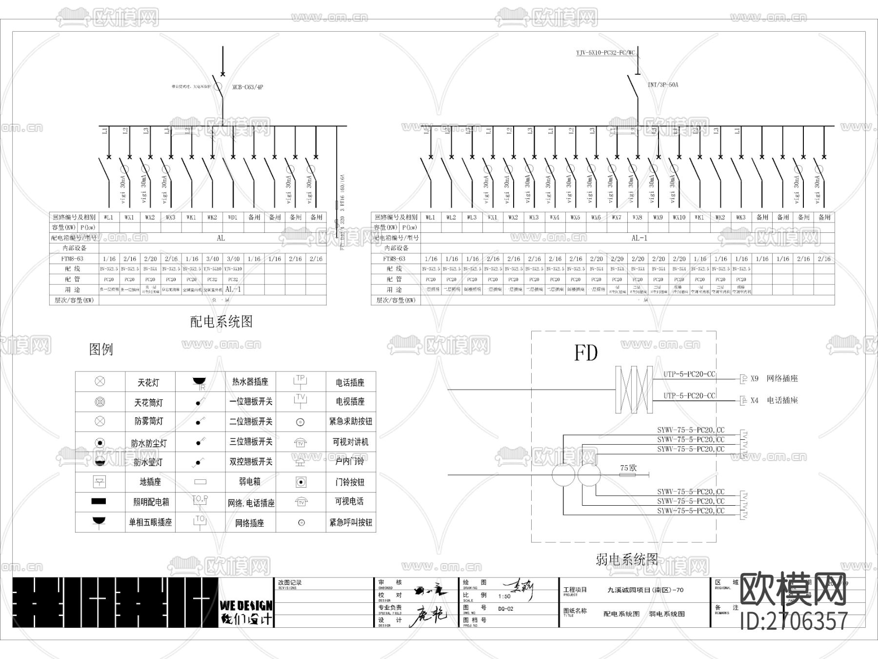 工装电气cad系统图下载（渲染图9）