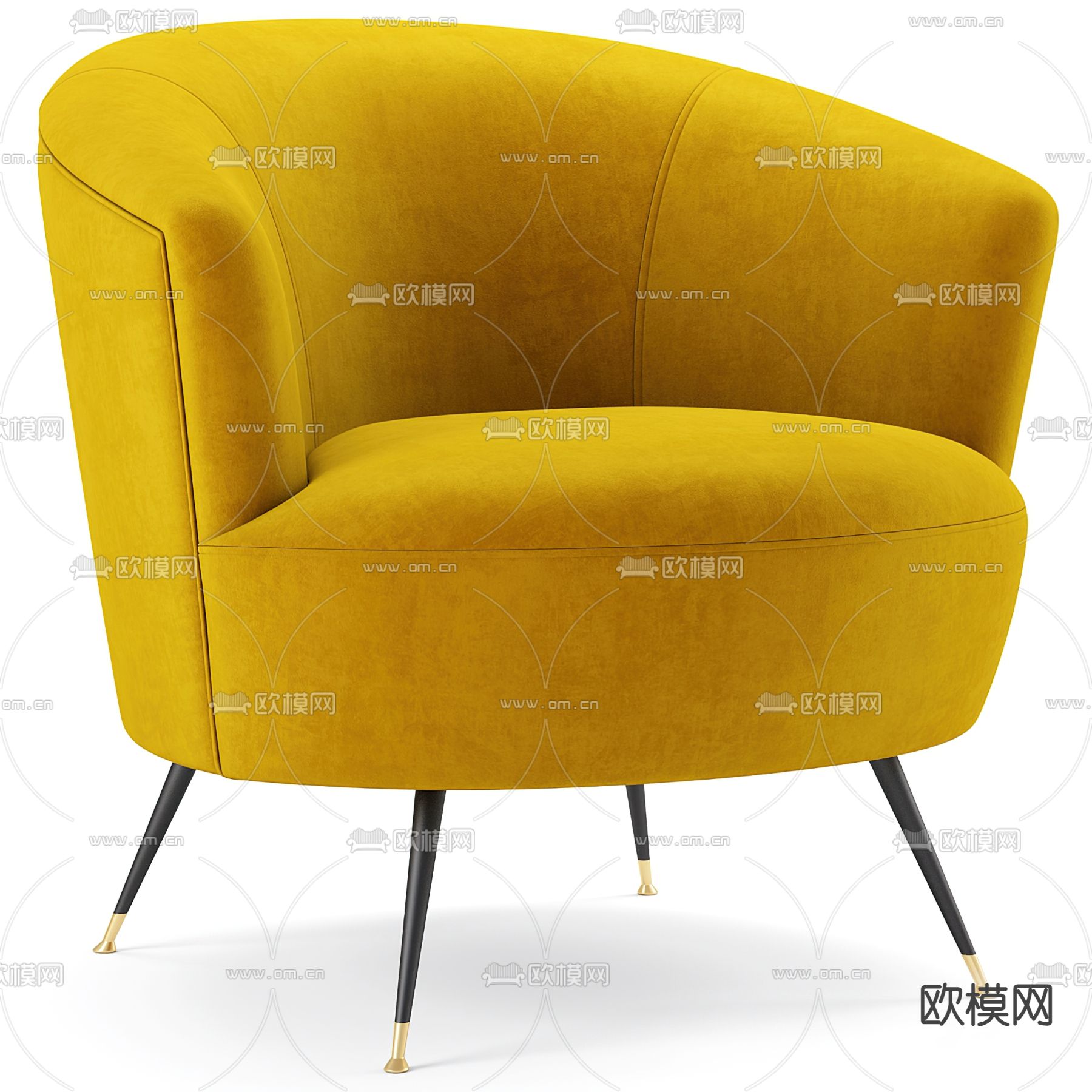 单人沙发3d模型下载