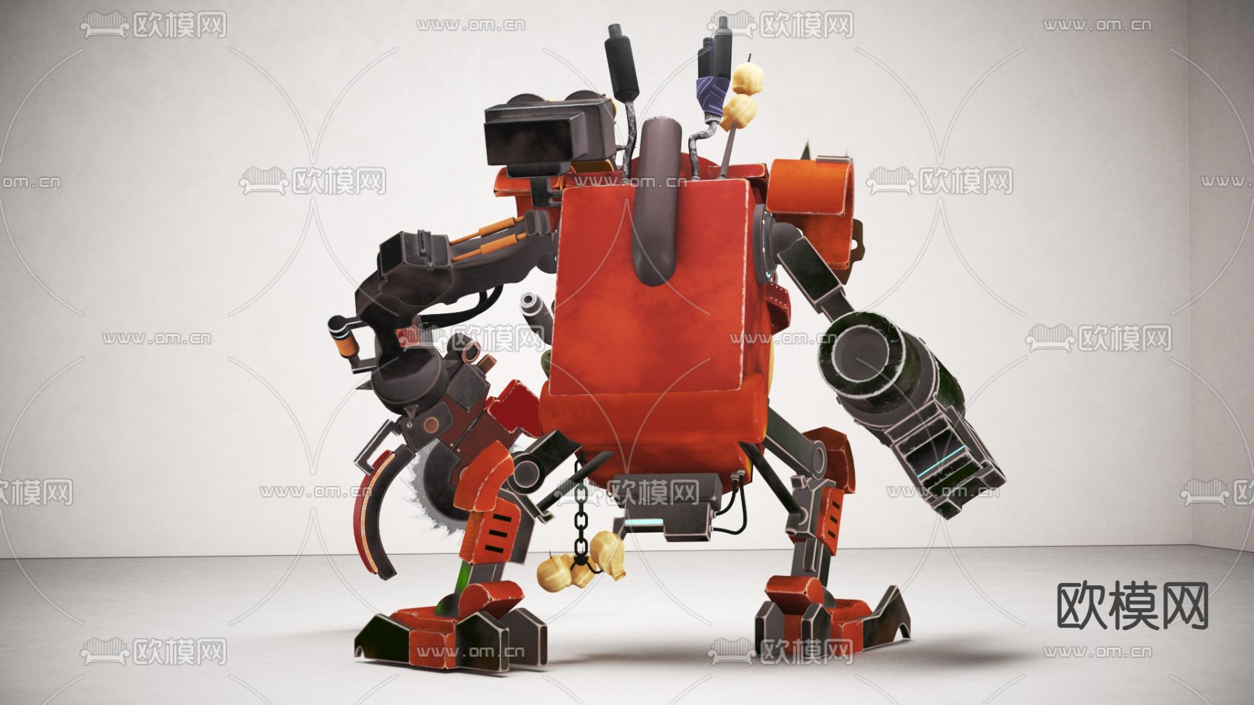 机器人 变形金刚3d模型下载（渲染图3）