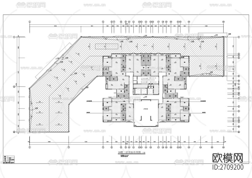 工業(yè)園長租公寓項目裝修改造cad施工圖下載(渲染圖4)