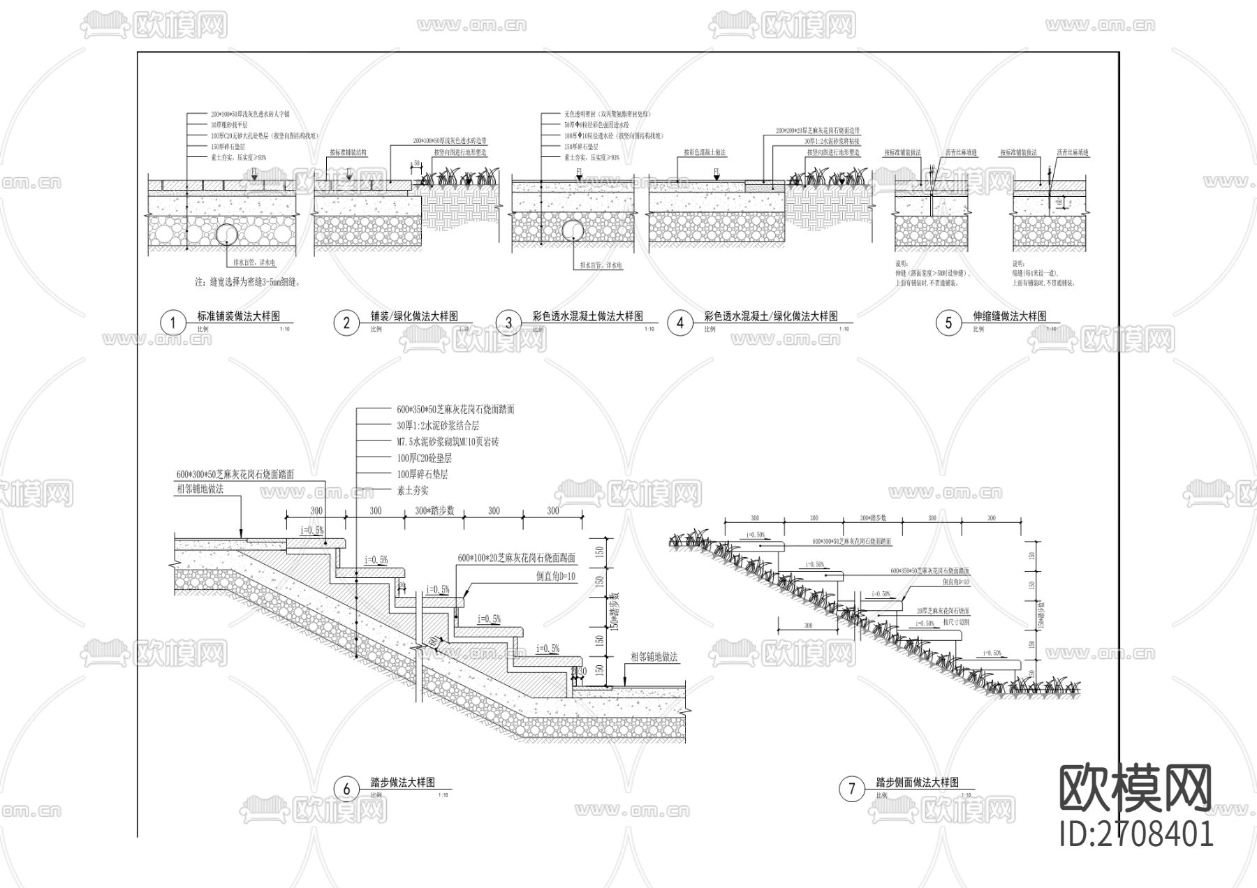 垃圾填埋区地块海绵化建设项目cad施工图下载（渲染图2）