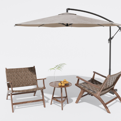  现代户外椅su模型 