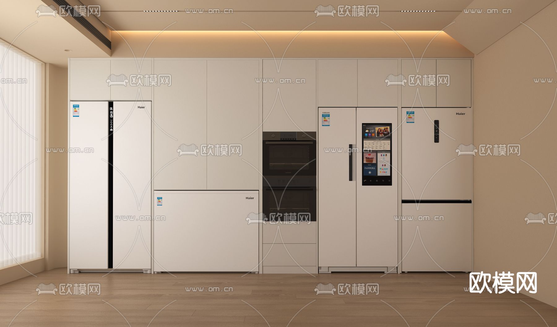 冰箱 冰柜3d模型下载