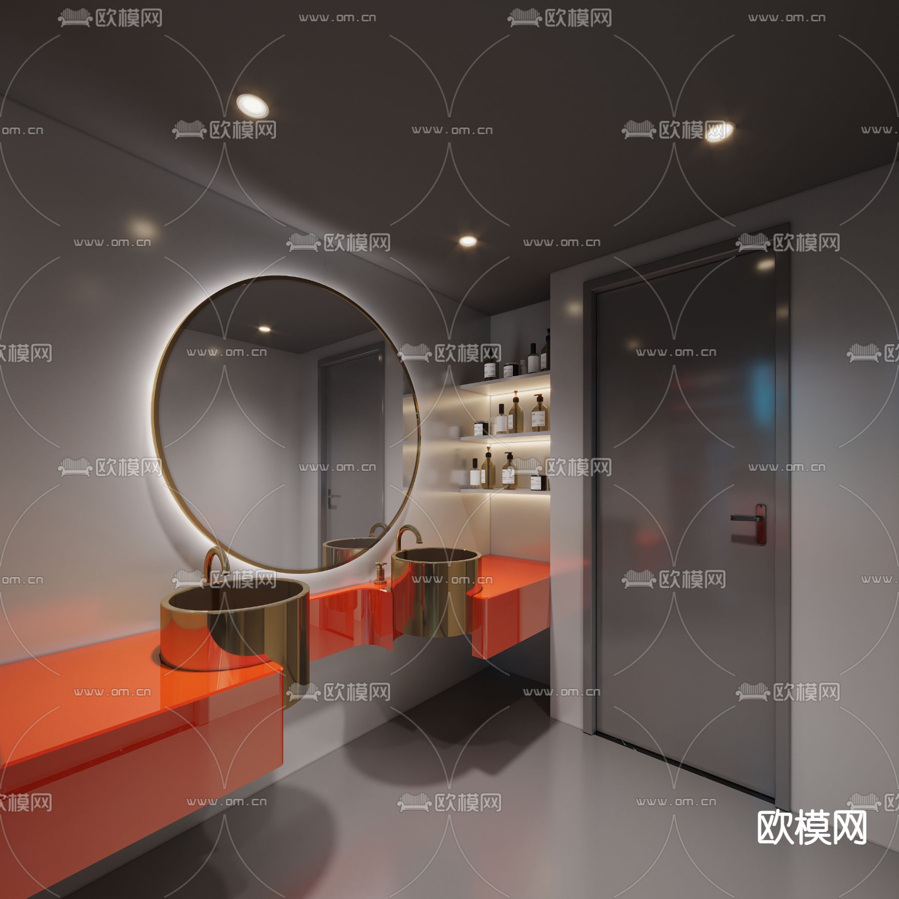 音乐餐吧 酒吧3d模型下载（渲染图3）