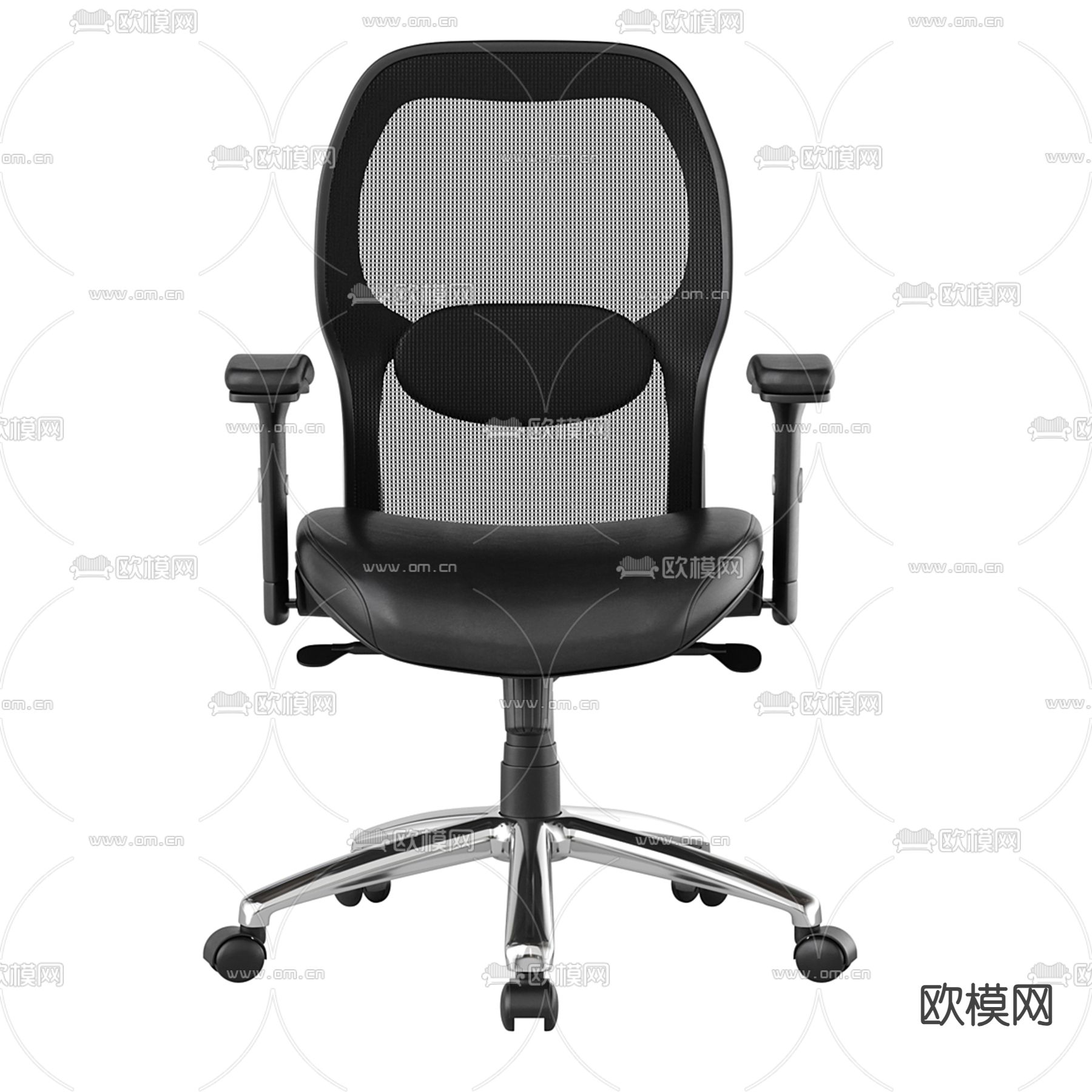 办公椅 职员椅3d模型下载（渲染图2）