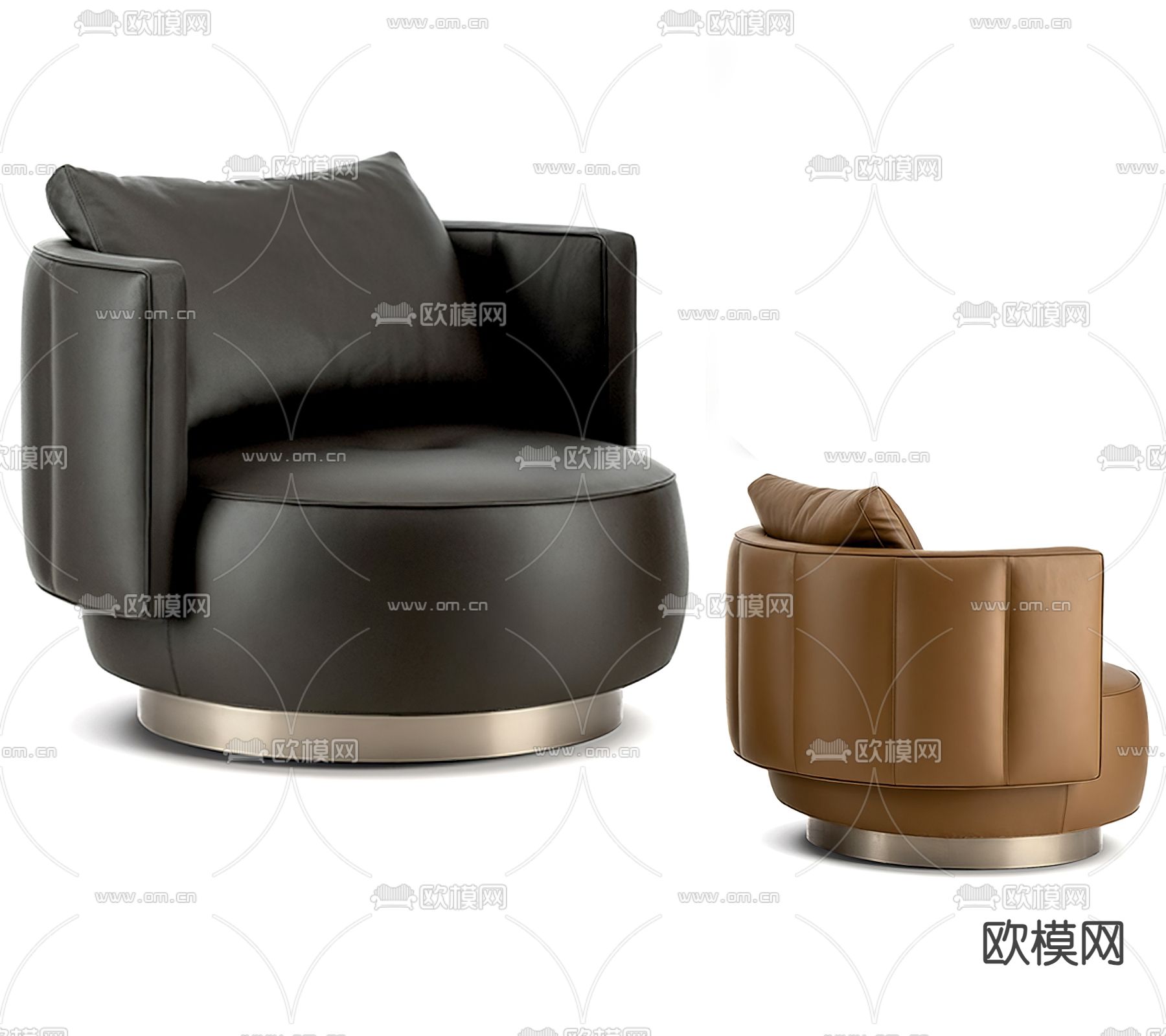 Minotti 单人沙发3d模型下载