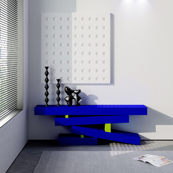 后现代端景台3d模型