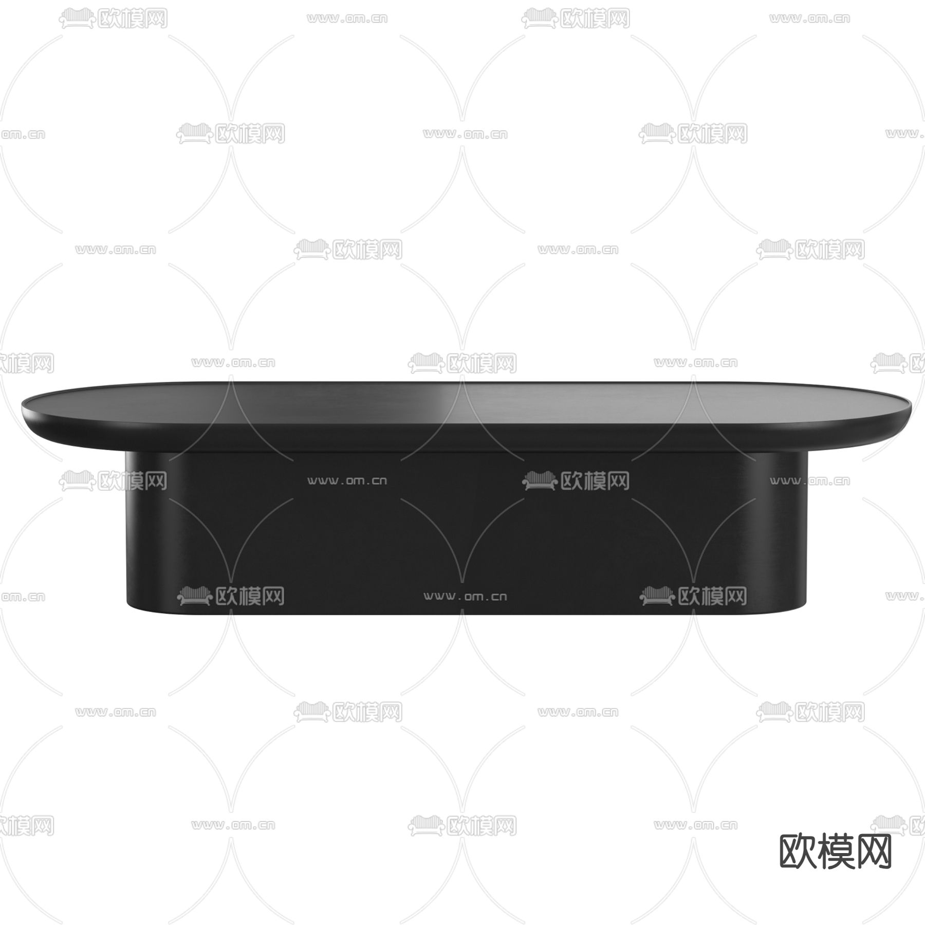 暗黑风茶几3d模型下载（渲染图4）