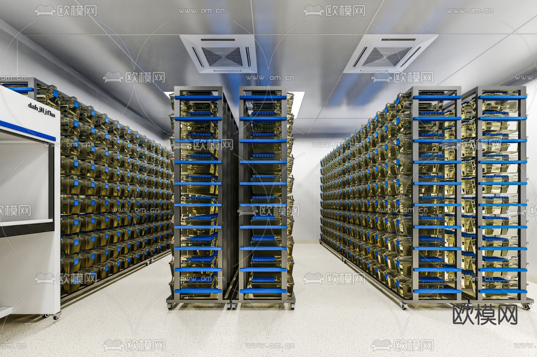 动物饲养间 宠物店仓库3d模型下载（渲染图2）