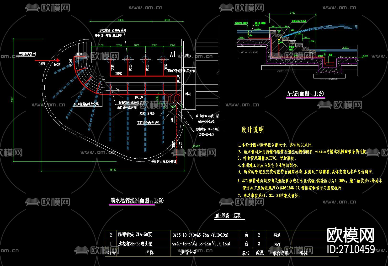 喷水涌泉节点大样下载（渲染图7）