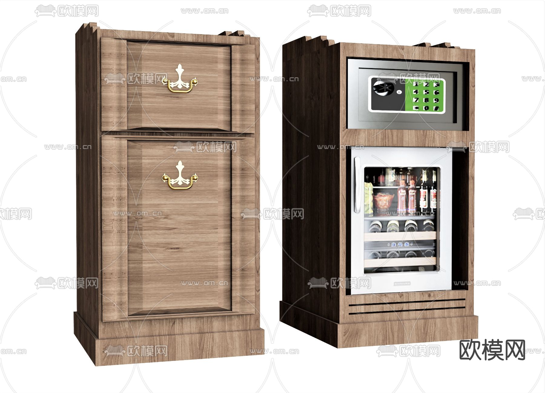 冰箱 冷藏柜su模型下载（渲染图1）