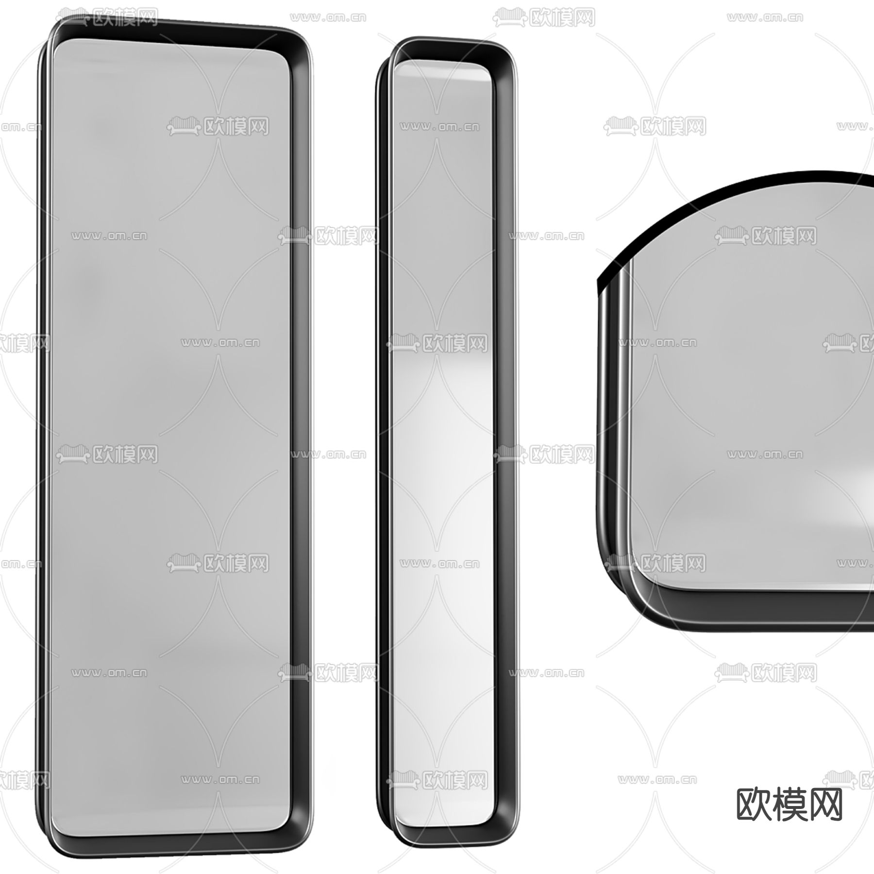 镜子 全身镜3d模型下载