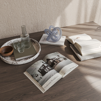  Minotti 饰品摆件su模型 